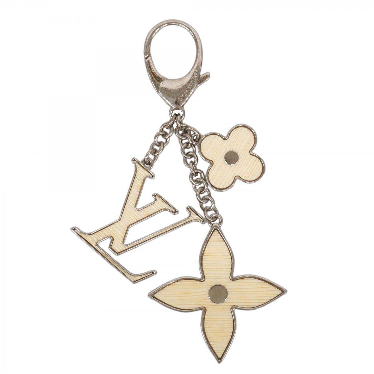 5mb1255-h ルイヴィトン キーホルダー エピ ビジューサック フルール ドゥ M65085 イヴォワール レディース