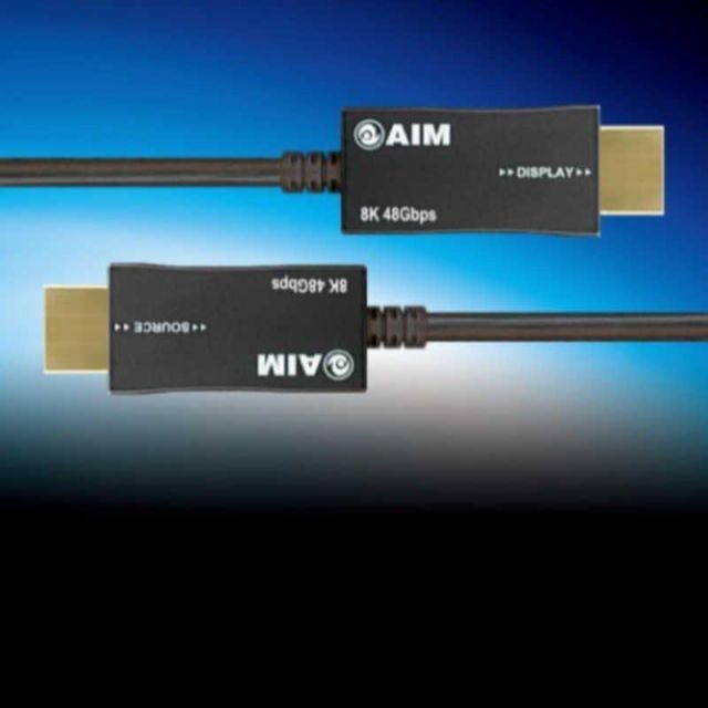 AIM電子 HDMIレーザーケーブル AIM ブラック 15m |HDMI⇔HDMI |スタンダードタイプ LS-U15