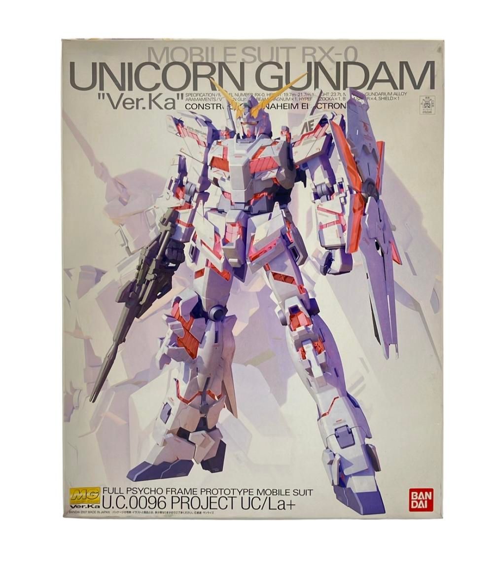 バンダイ 機動戦士ガンダムUC プラモデル フルサイコフレーム実装型試作モビルスーツ RX-0 ユニコーンガンダム〔Ver.Ka〕MG 1|100 BANDAI