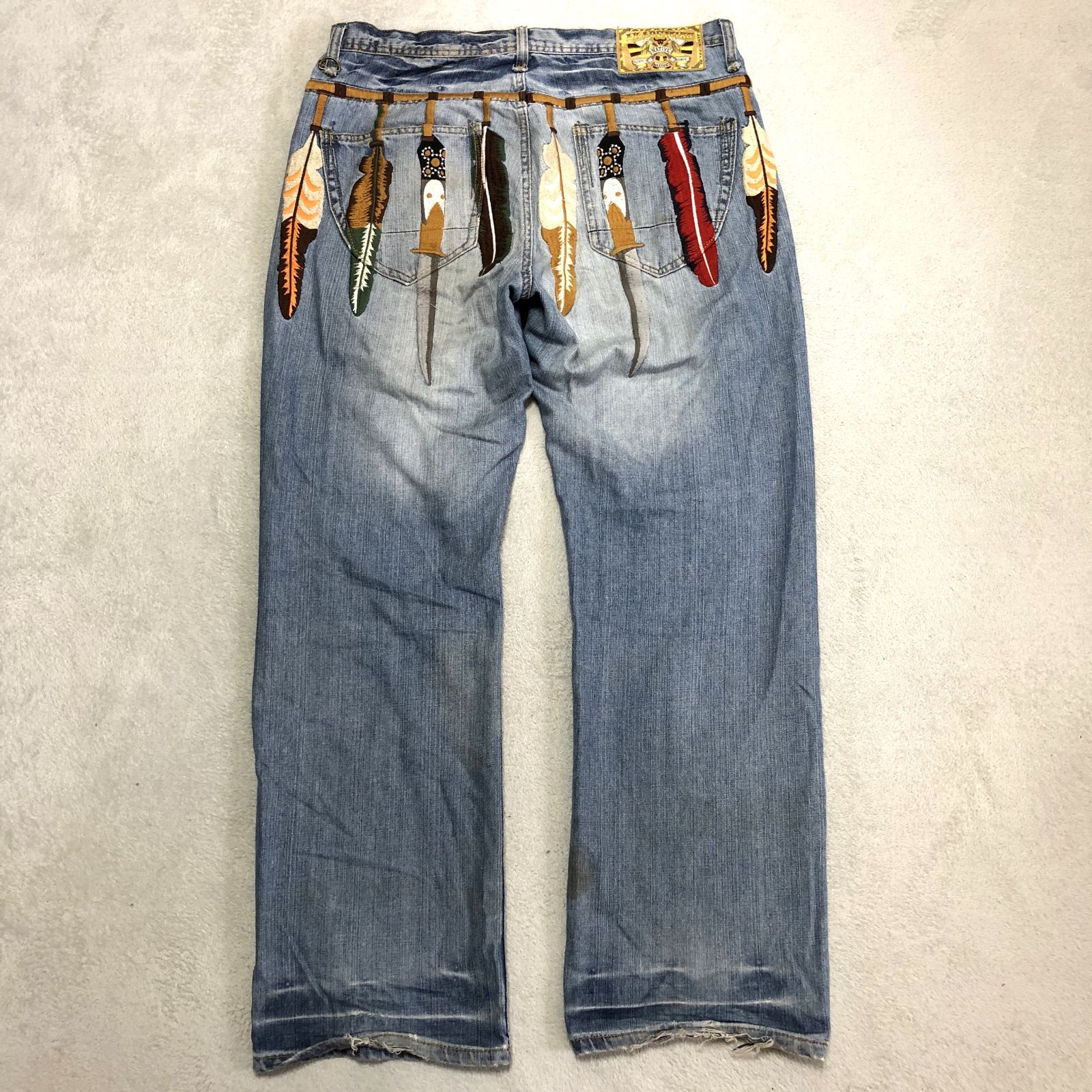 Akademiks デニムパンツ ジーパン ジーンズ NATIVE WARRIORS