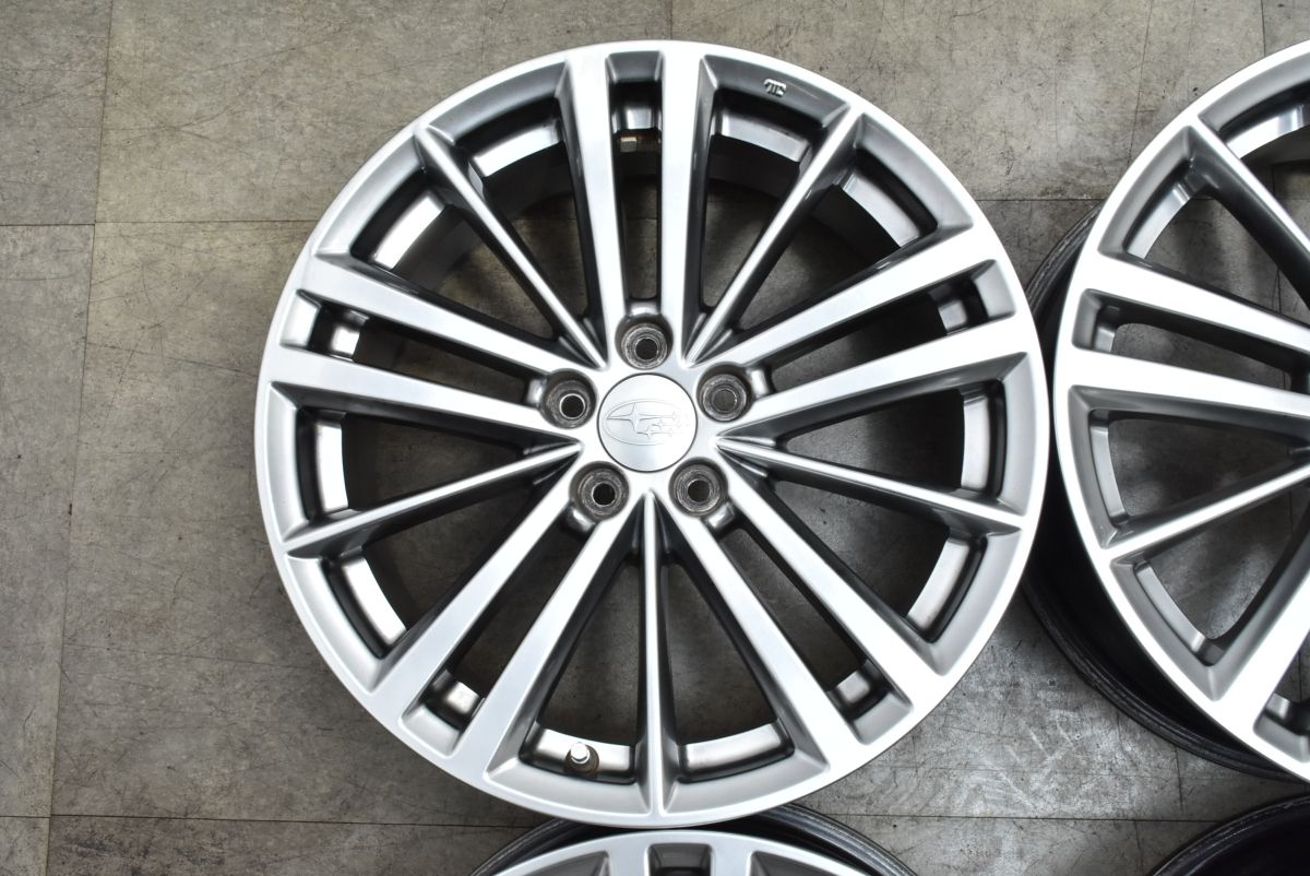 程度良好 スバル GP GJ インプレッサ 純正 17in 7J 48 PCD100 アルミ4本セット レガシィ XV フォレスター スタッドレス 交換用に FFCRYSTALESIA_COM