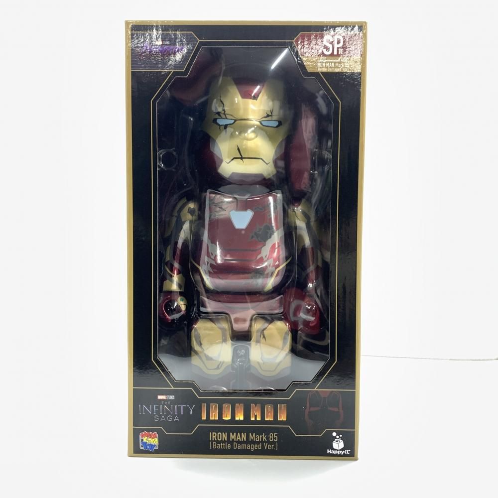 【中古】SP賞 BE＠RBRICK -ベアブリック- 400% アイアンマン Mark85(バトルダメージVer.) [10]