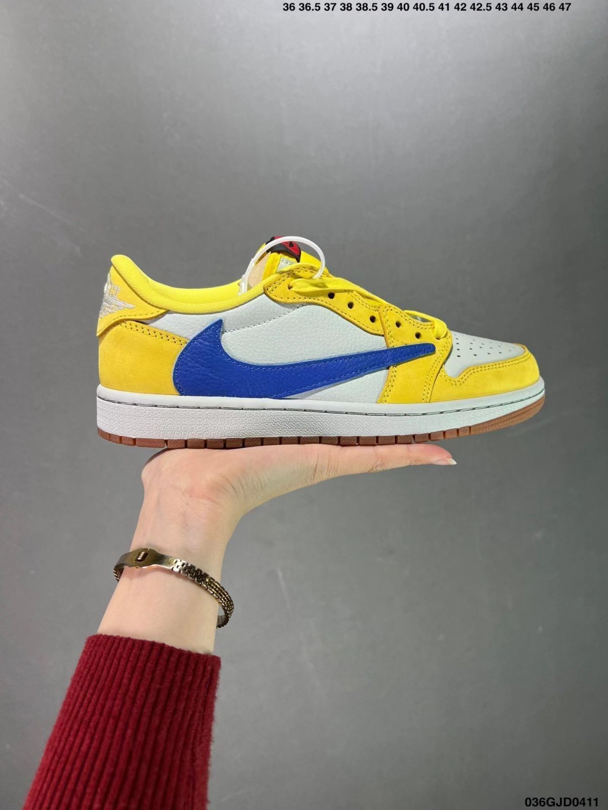 ナイキ スニーカー Fragment x Travis Scott x Air Jordan 1 Low 並行輸入品