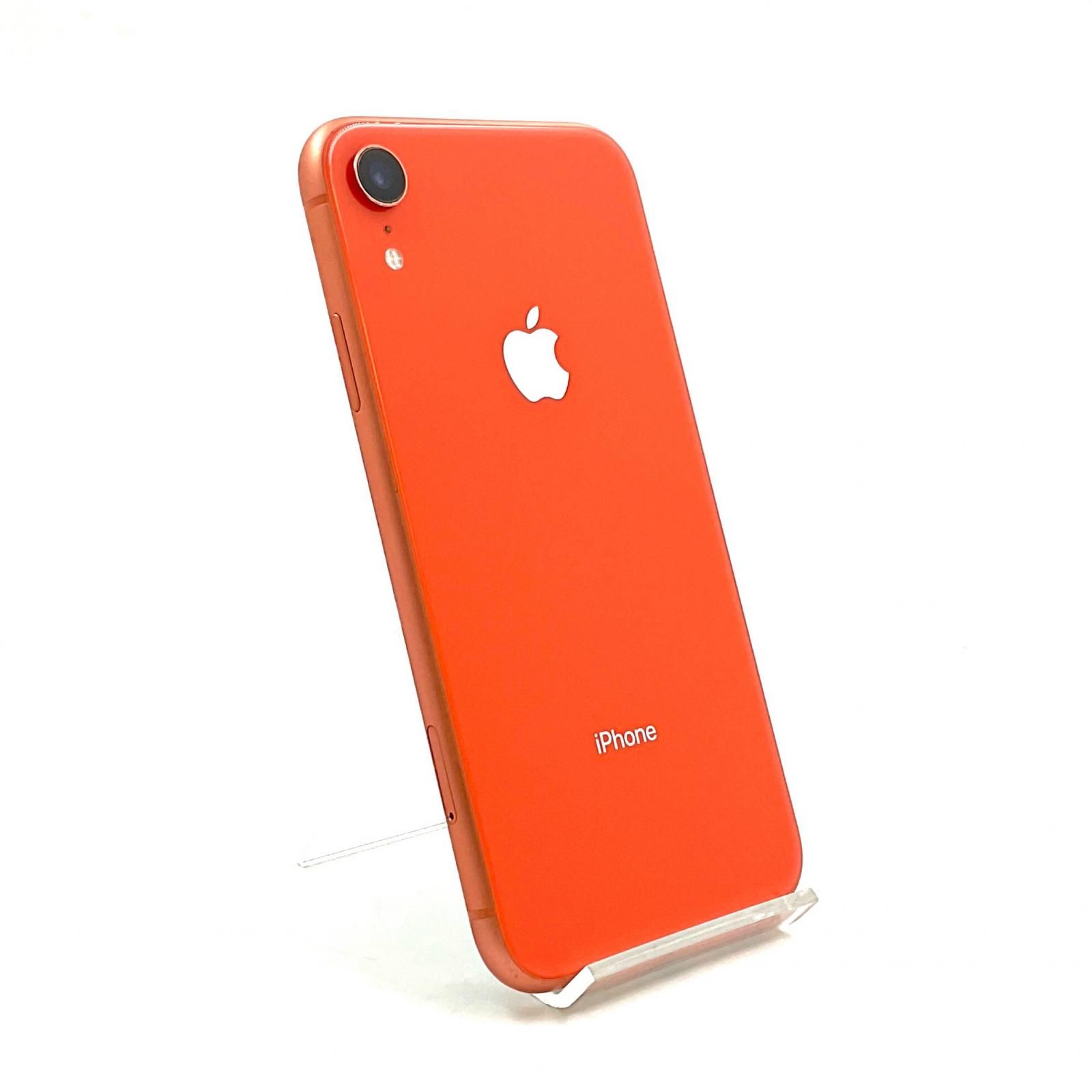 iPhone XR 64GB コーラル au SIMフリー 白ロム 動作確認済