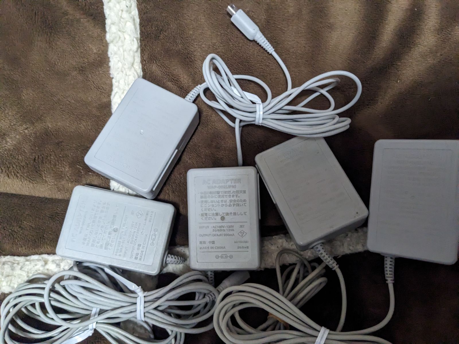 5個 3DS ACアダプター WAP-002 充電器 純正品 ニンテンドー ☆ - メルカリ