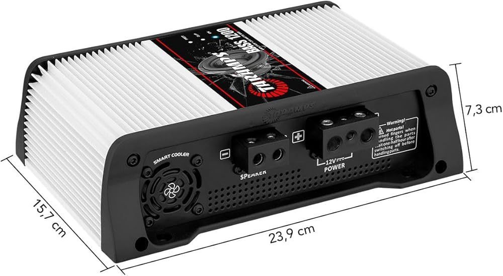 Taramps BASS1200 1チャンネル モノラル アンプ 2Ω1200W カー Taramps BASS1200 1チャンネル モノラル アンプ 2Ω1200W カー