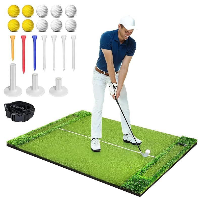 【新品】150×120cm KOOPRO ゴルフマット 練習用 大型 両利き対応 新品】 KOOPRO ゴルフマット 練習用 大型 2WAY芝 150×120cm