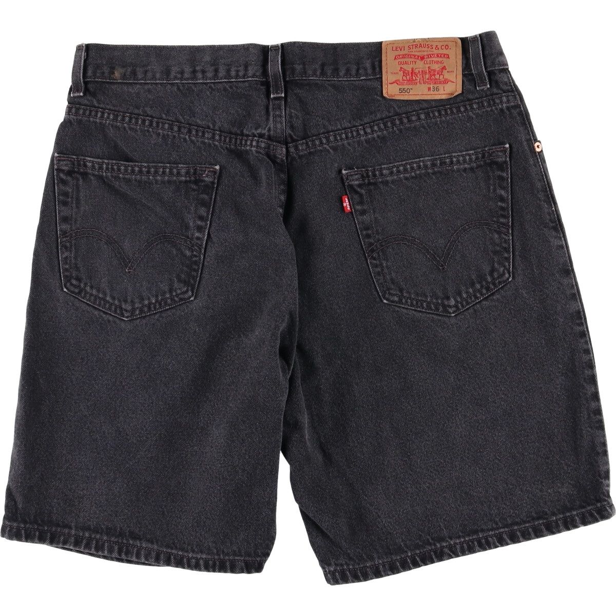 古着 リーバイス Levi's 550 RELAXED FIT ブラックデニム