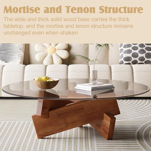 強化ガラス天板 リビングテーブル