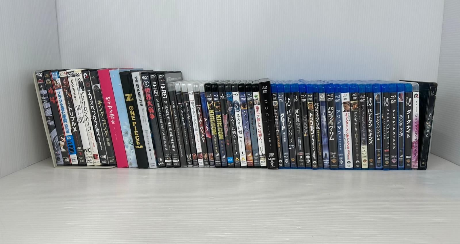 ジャンク品 洋画邦画アニメ DVD･Blu-ray 51作品まとめ マーベルシリーズ バットマン キングダム るろうに剣心 ワンピース 2510031