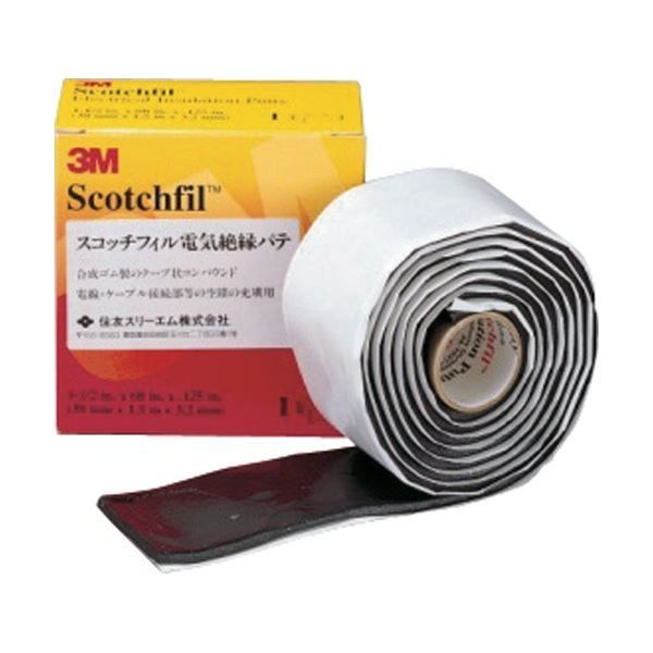 格安 まとめ 3M スコッチフィル 電気絶縁パテ 38mm×1.5m SCOTCHFIL 1巻 ×3セット