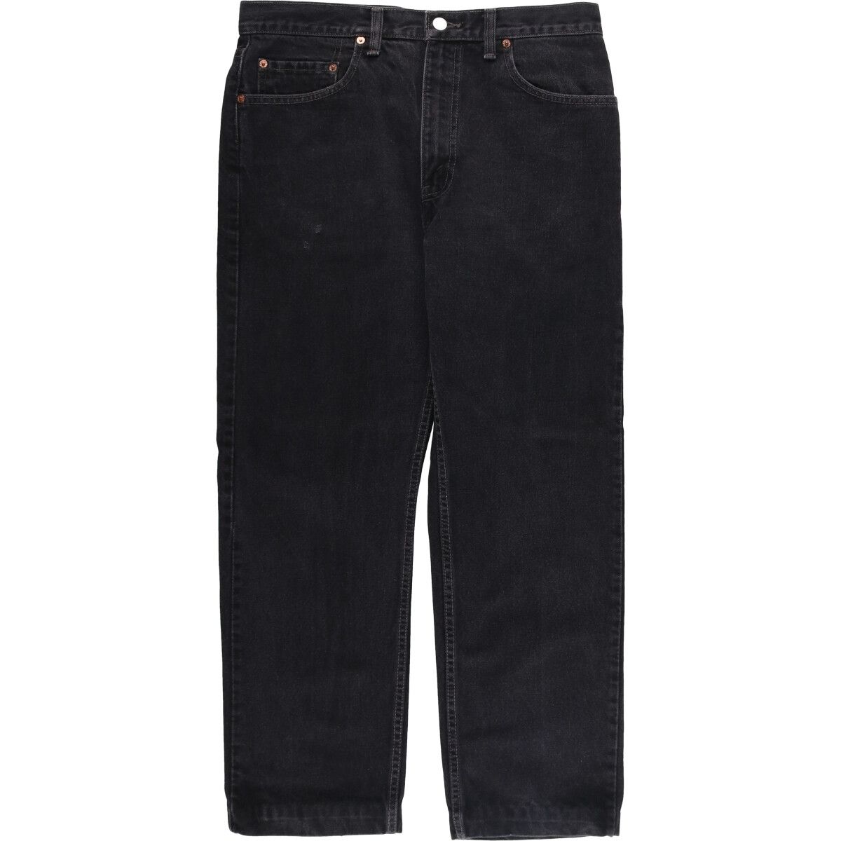 古着 90年代 リーバイス Levi s 505 REGULAR FIT STRAIGHT LEG ブラックデニム テーパードデニムパンツ カナダ製 メンズw35相当 eaa587448