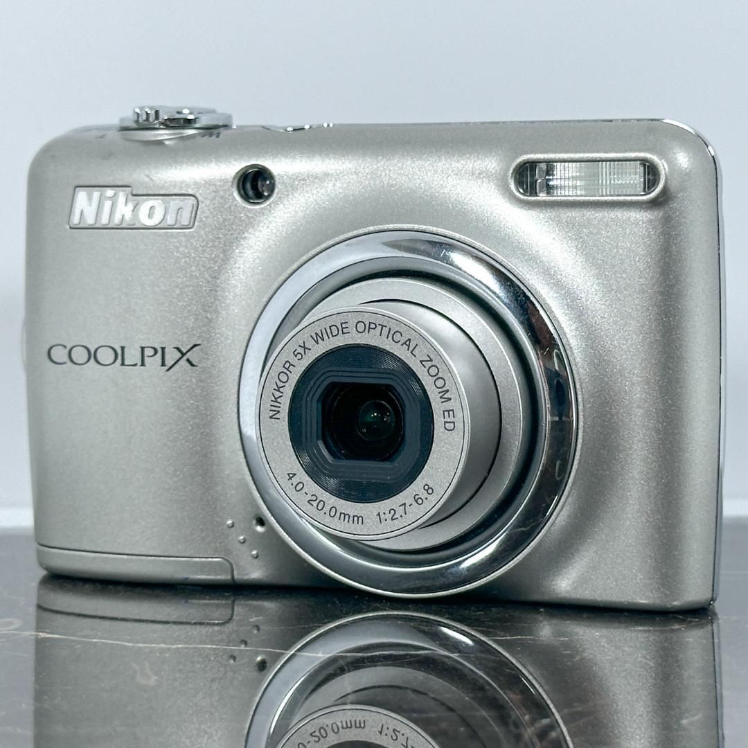 Nikon COOLPIX L23 コンパクトデジタルカメラ ニコン クールピクス デジカメ コンデジ カメラ 動作品 単3電池駆動 光学5倍ズーム 簡単操作 初心者向けモデル レトロデジカメ 人気機種