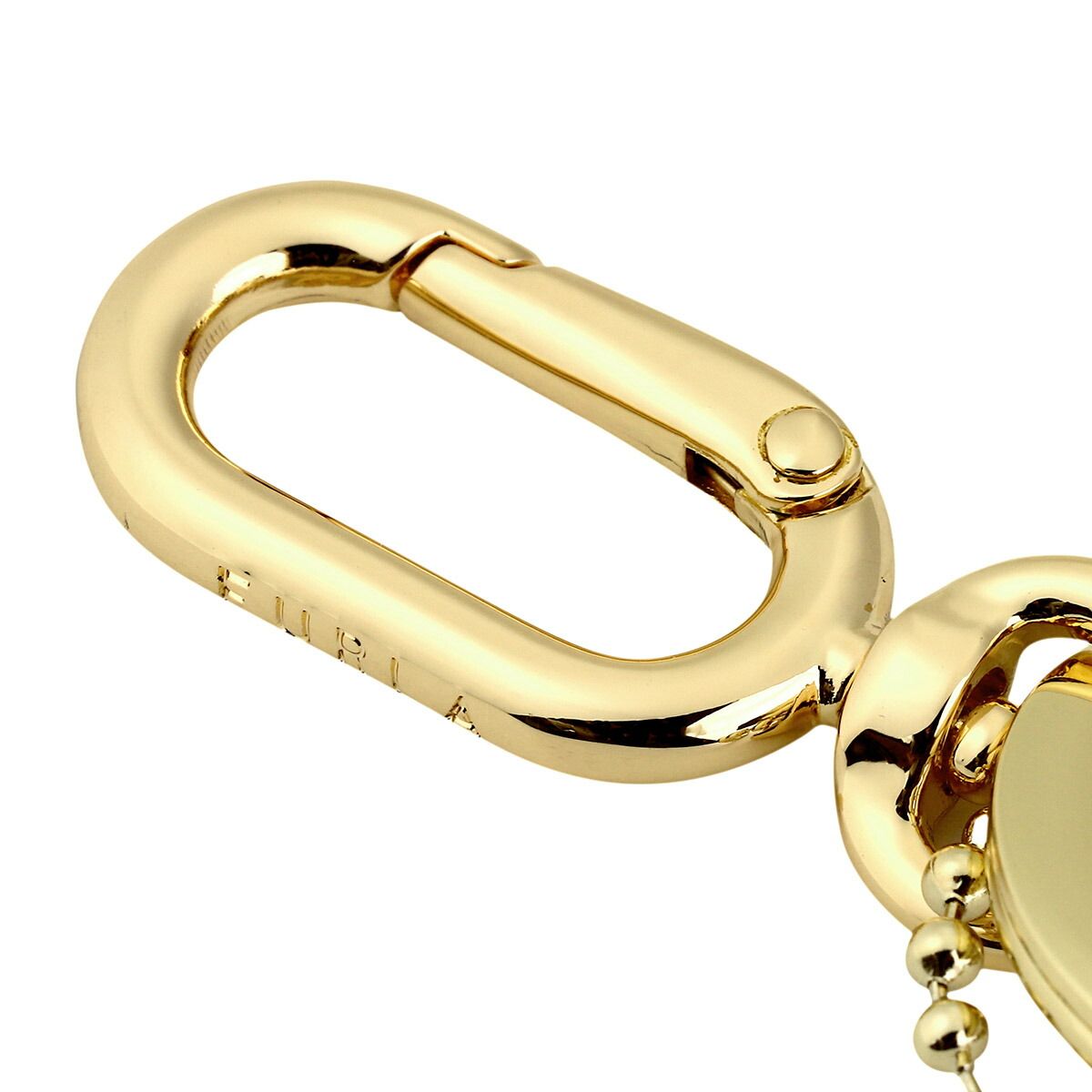 新品 フルラ FURLA キーホルダー クリスタル KEYRING STAR ゴールド/アルテミシア