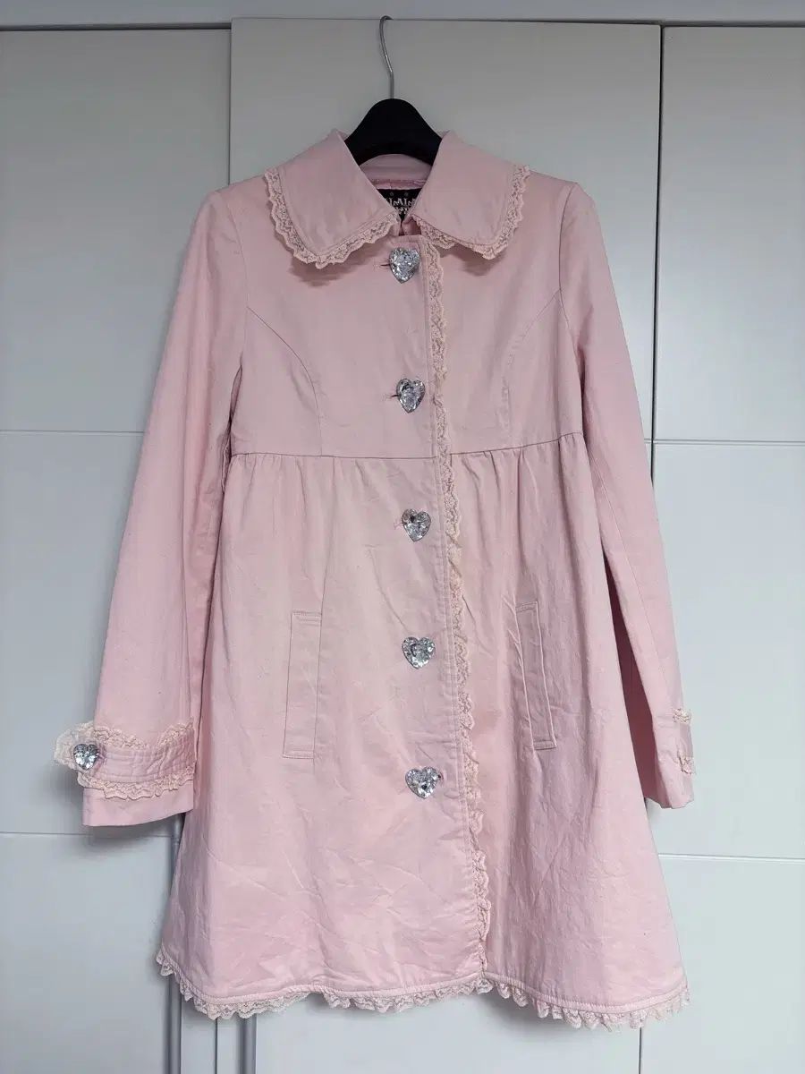 Tralala トラララ ピンク ハート コート 姫軽ロリータ量産掃海艇ヴィンテージ