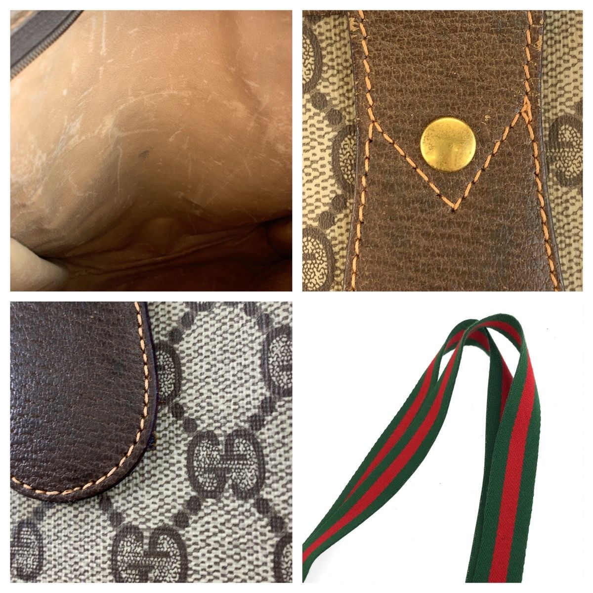GUCCI グッチ トートバッグ GGスプリーム シェリーライン GUCCI グッチ トートバッグ GGスプリーム GG柄 シェリーライン