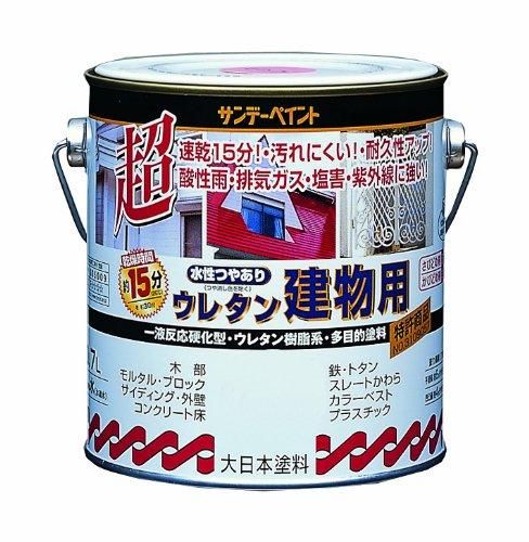 【新品・2営業日で発送】サンデーペイント ｻﾝﾃﾞｰ 水性ｳﾚﾀﾝ建物用 緑 700ml #23MH2