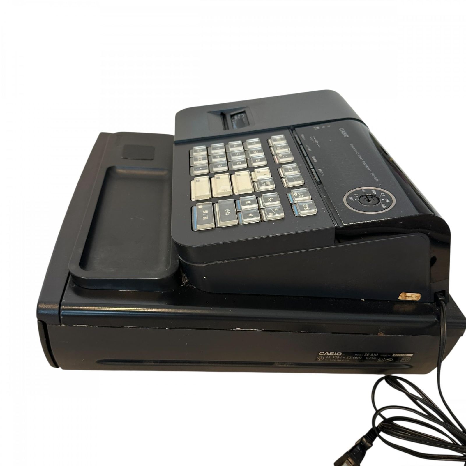 カシオ レジスター 8部門 小型ドロア SE-S10BK ブラック 821