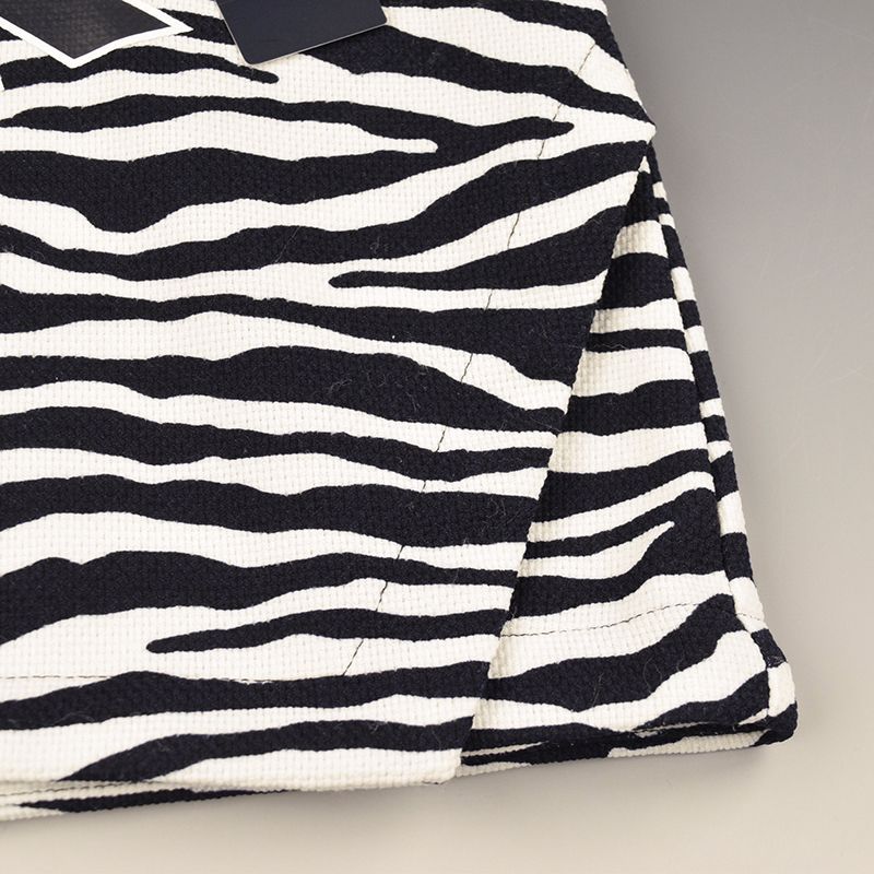 サイズ：1・M・新品】パーリーゲイツ ビッグロゴ ゼブラ柄