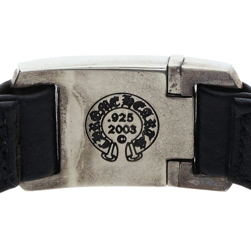クロムハーツ HARNESS CLASP ハーネスクラスプ レザーブレスレット メンズ 8 WWW_SHINETEETH_COM