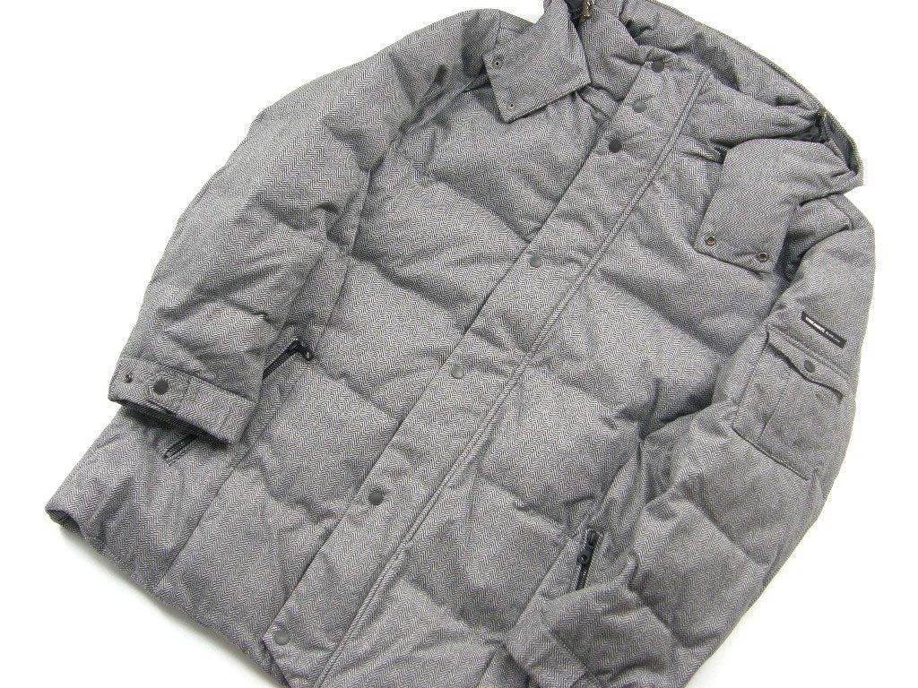 HIDEAWAYS BLACK by NICOLE × PLUSRICH WARM ハイダウェイブラックバイニコル 撥水 防風 透湿 蓄熱保温 ダウンジャケット 取り外し フード付き 大きいサイズ ｜ 秋冬 雨の日 雪の日