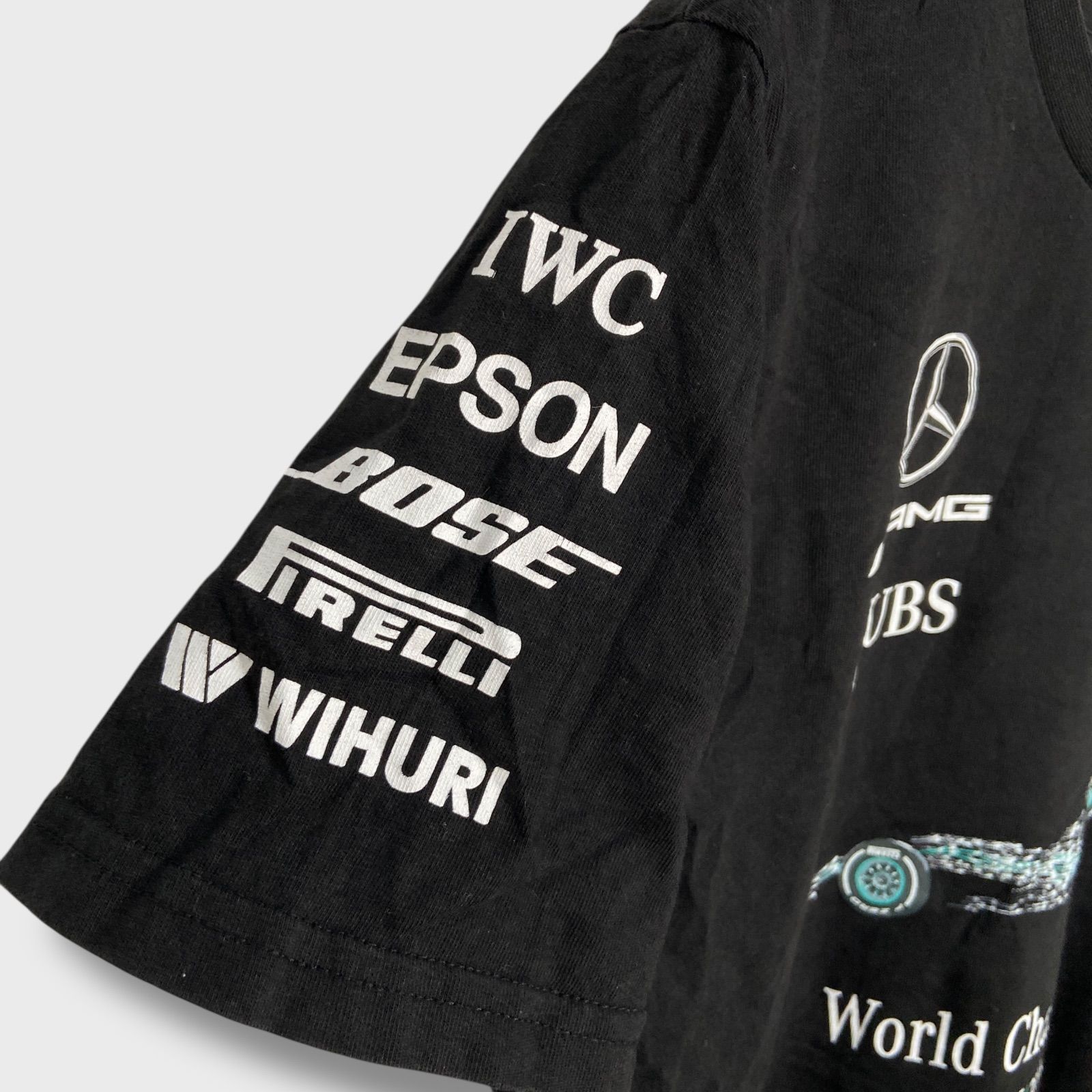 メルセデス AMG ペトロナス F1 チーム 公式 Tシャツ スポンサーロゴ S