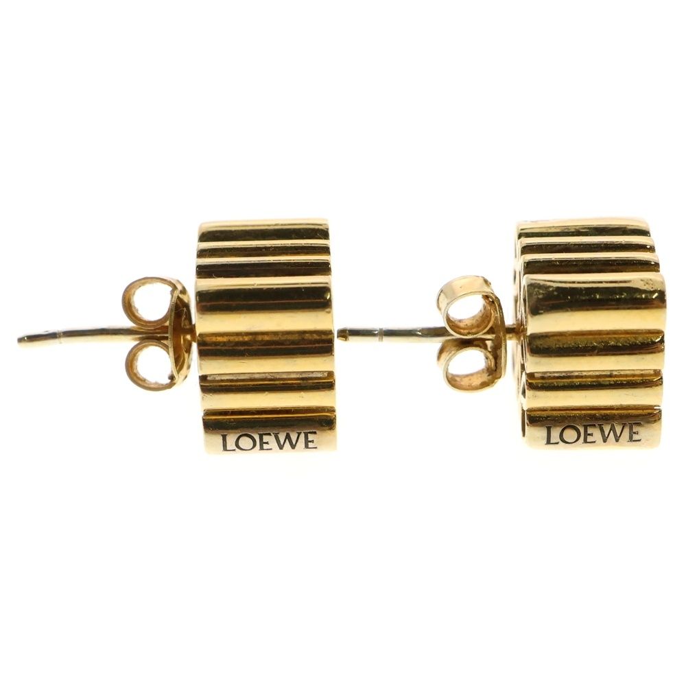 LOEWE (ロエベ) アナグラム ロゴ スタッド ピアス ゴールド