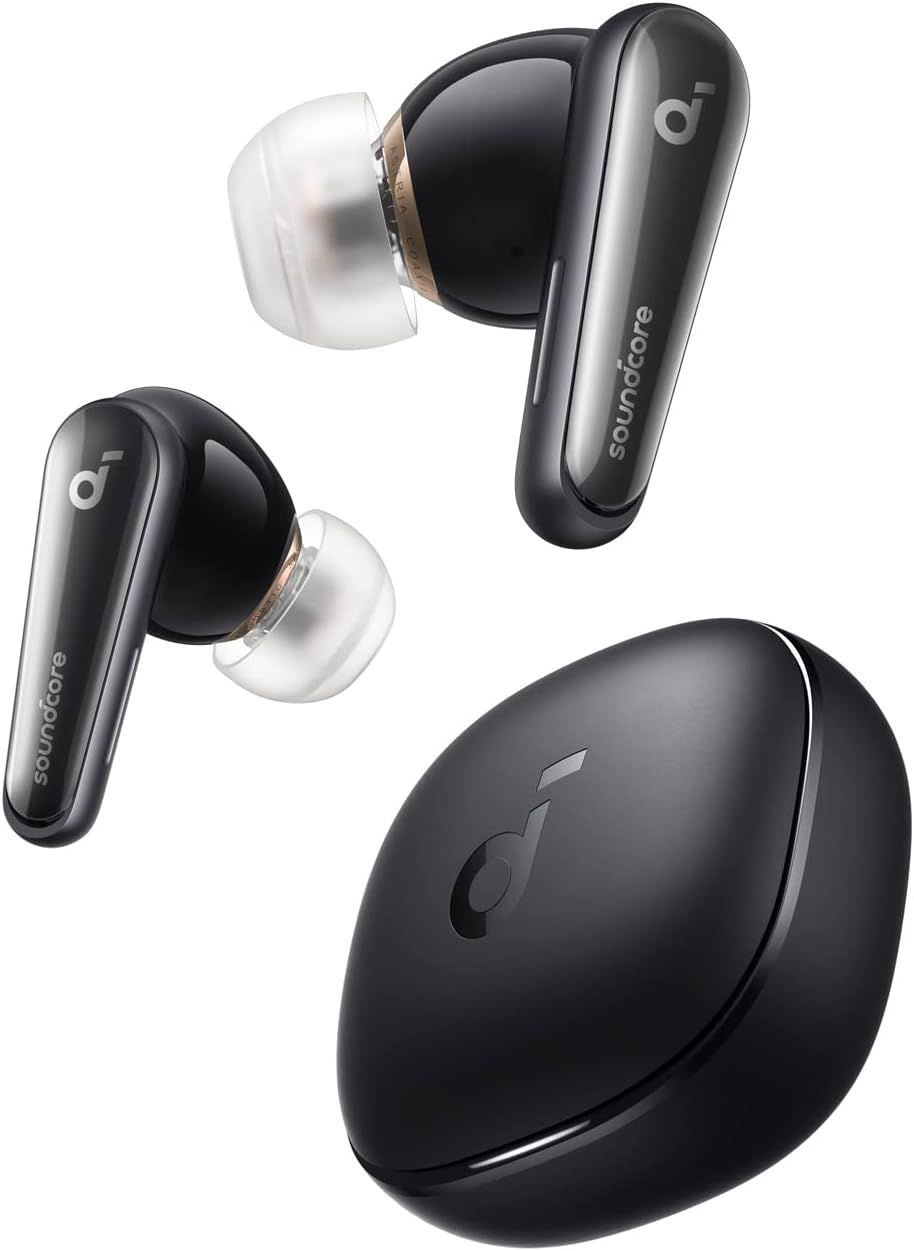 Anker Soundcore Liberty 4（Bluetooth 5.3）【完全ワイヤレスイヤホン/ウルトラノイズキャンセリング 2.0 / 3Dオーディオ / ワイヤレス充電/マルチポイント接続/外音取り込み / 最大28時間再生 / ハイレゾ