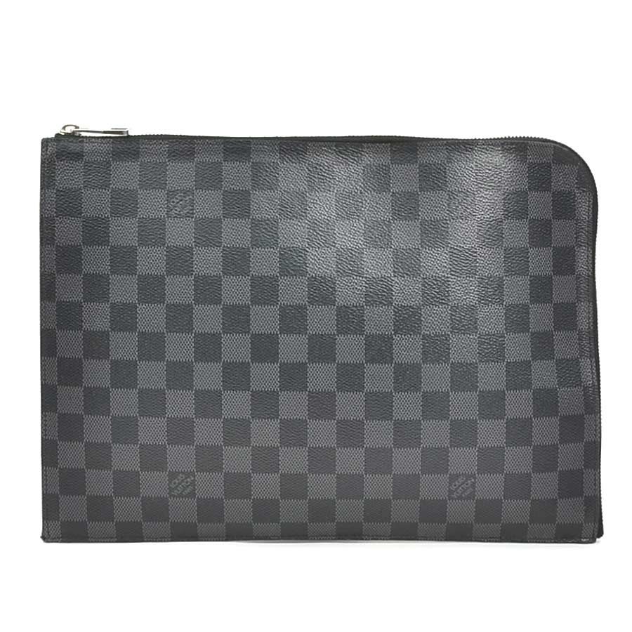 ルイ ヴィトン LOUIS VUITTON クラッチバッグ ダミエ グラフィット ポシェット ジュールGM N41502