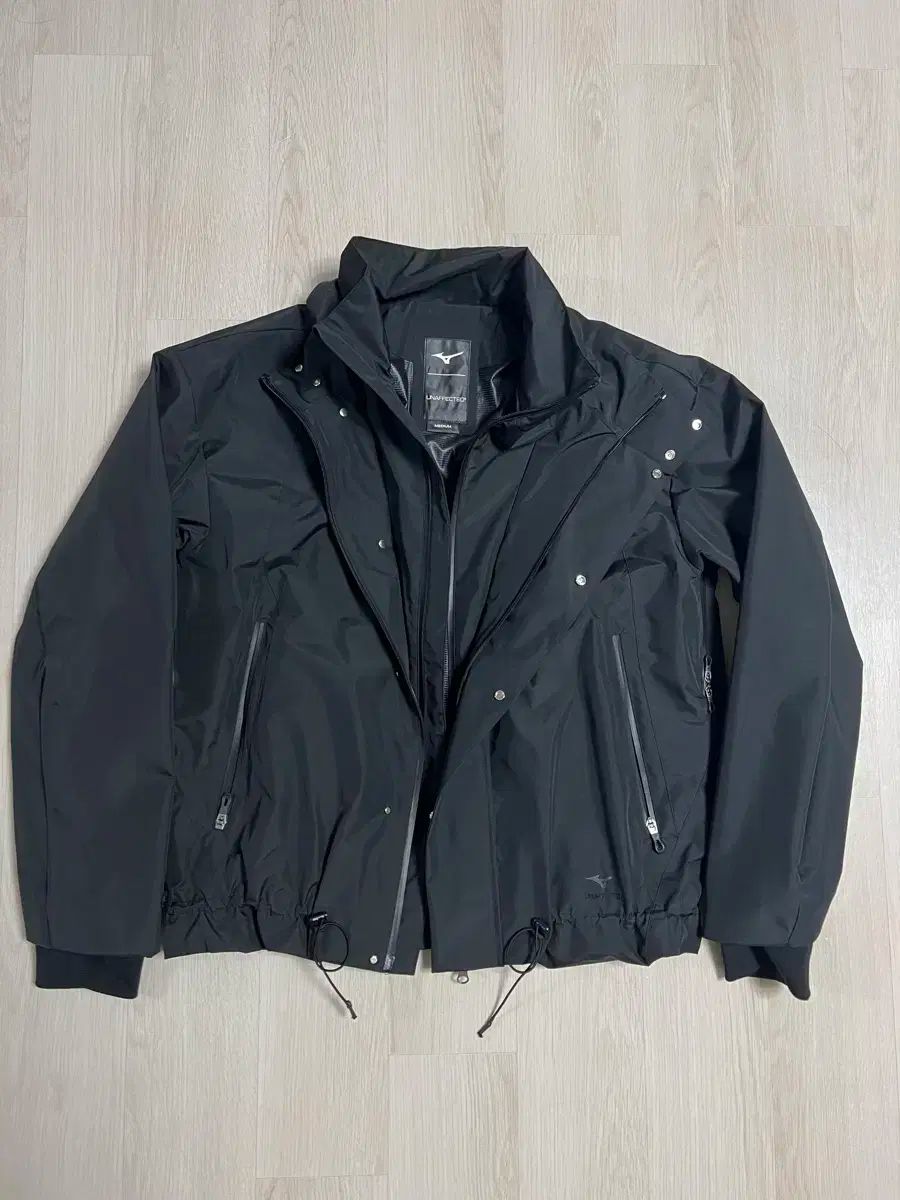 UNAFFECTED アンアフェクテッド X mizuno ミズノ DW 3L WINDBREAKER ブラック