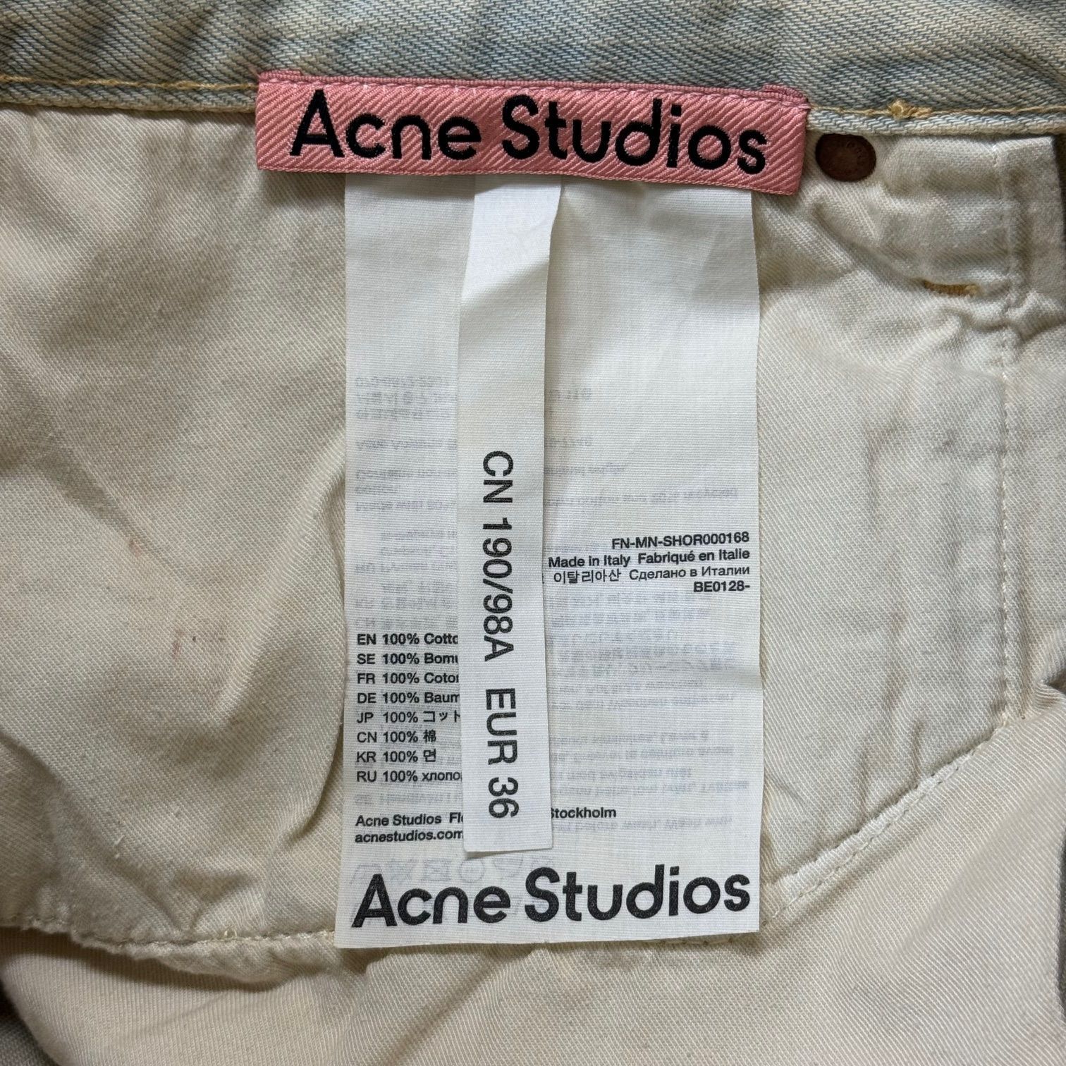 Acne Studios デニムハーフパンツ ショーツ ジーンズ アクネ