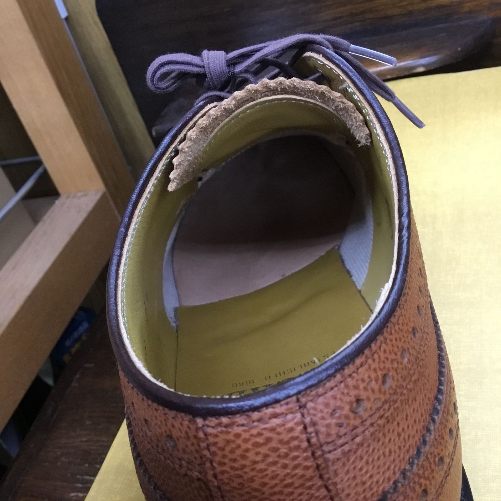 美品】リーガル REGAL 2235 インペリアルグレード ウイングチップ 25.0