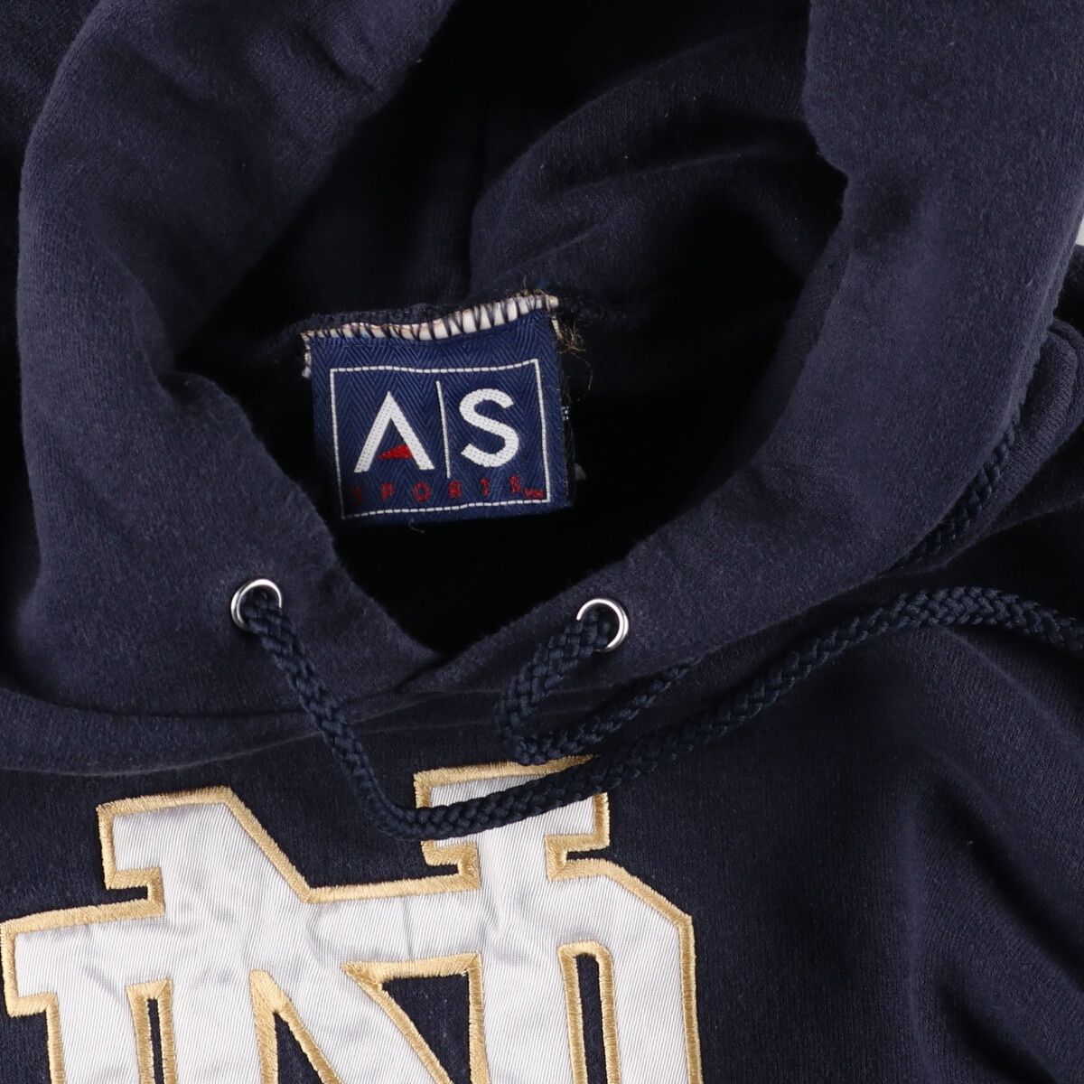 UA ノートルダム FIGHTING IRISH アメフト タンクトップパーカー