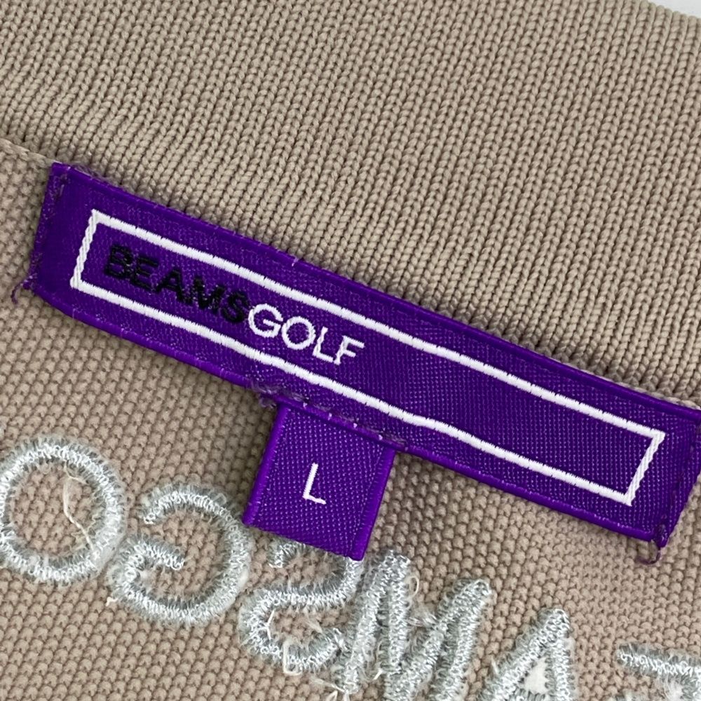 サイズ：L BEAMS GOLF ビームスゴルフ 2024年モデル ニット 半袖