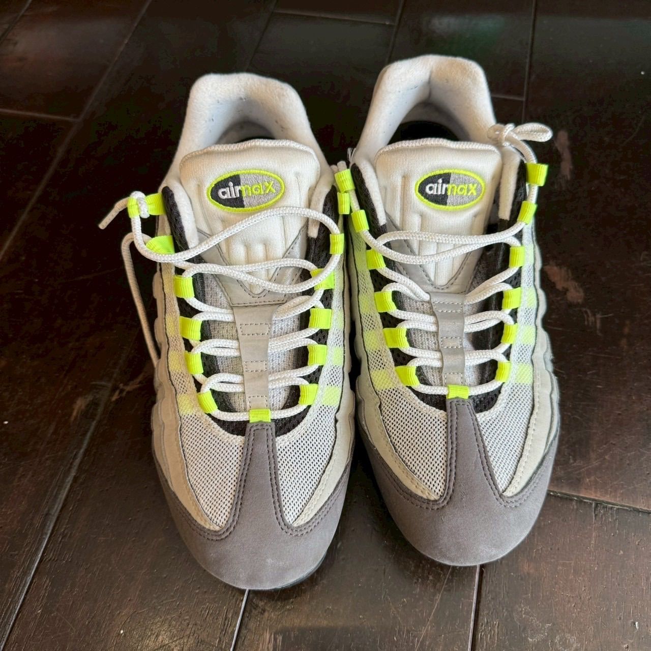 希少サイズ！ナイキ エアヴェイパーマックス95 イエローグラデ 25cm エア マックス 95 ナイキ ヴェイパーマックス NIKE AIR VAPORMAX black