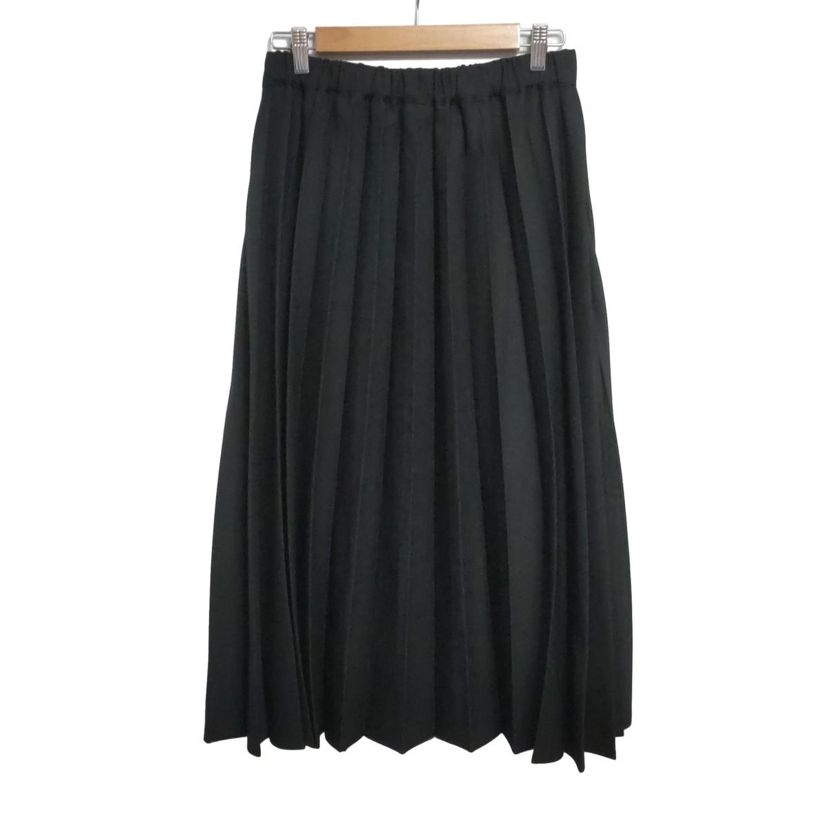 Plantation プランテーション ロングスカート サイズM レディース - 黒 プリーツ ウエストゴム