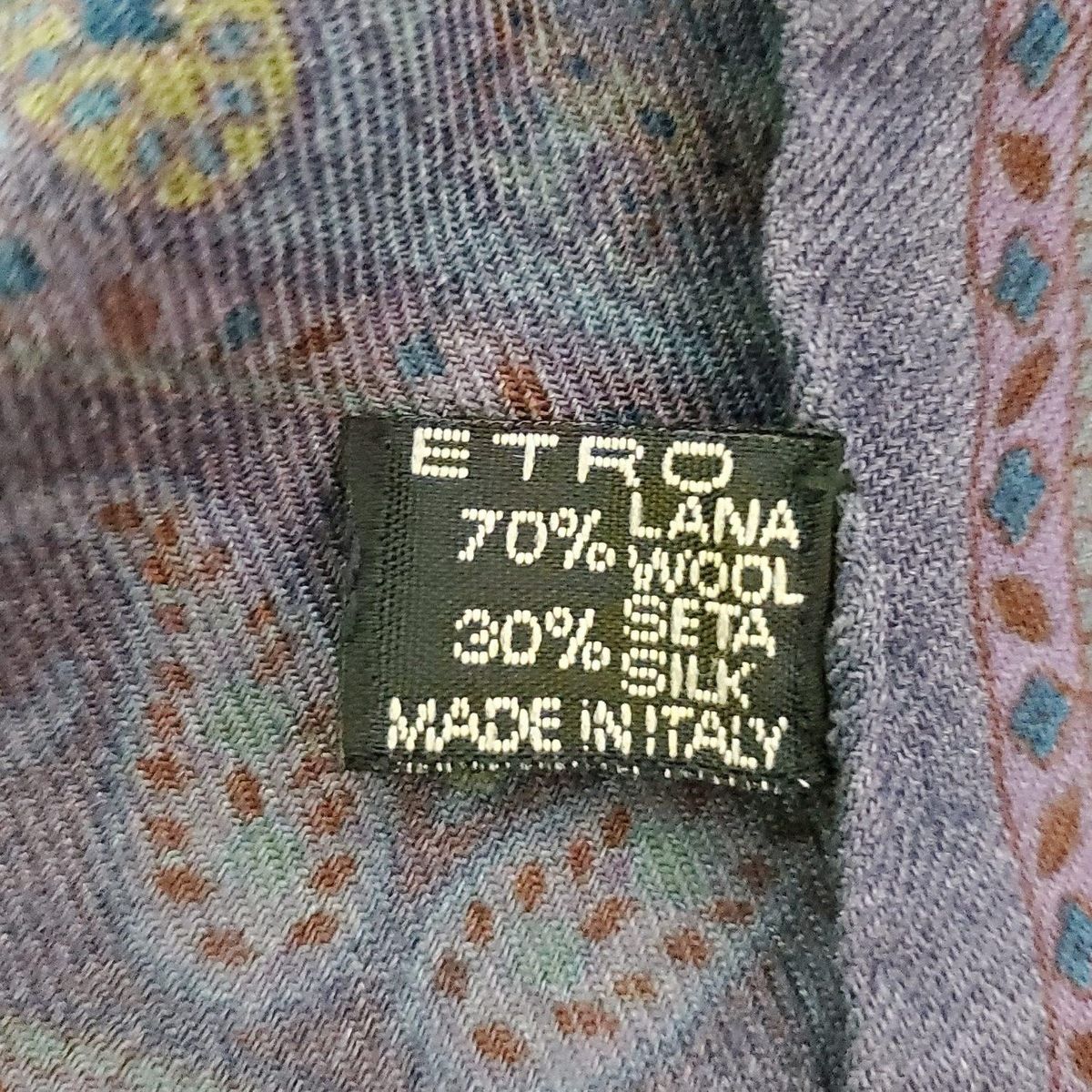 ☆美品☆ETRO エトロ マネークリップ ペイズリー柄 パープル