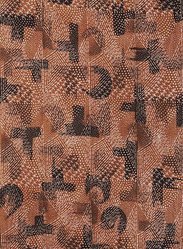 アフリカ マリ ボゴランフィニ 泥染め布 No.174 大判布 コットン マルチクロス Lサイズ アフリカ布 手織り布 アフリカ雑貨 アフリカンテキスタイル コットン