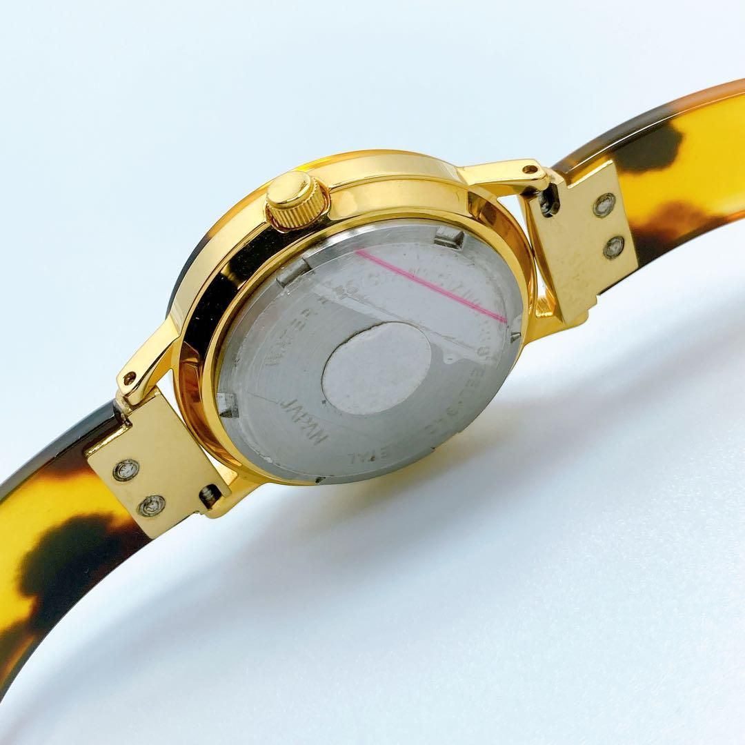 313本べっ甲 BEKKO 鼈甲 バングルウォッチ 腕時計 美品 希少