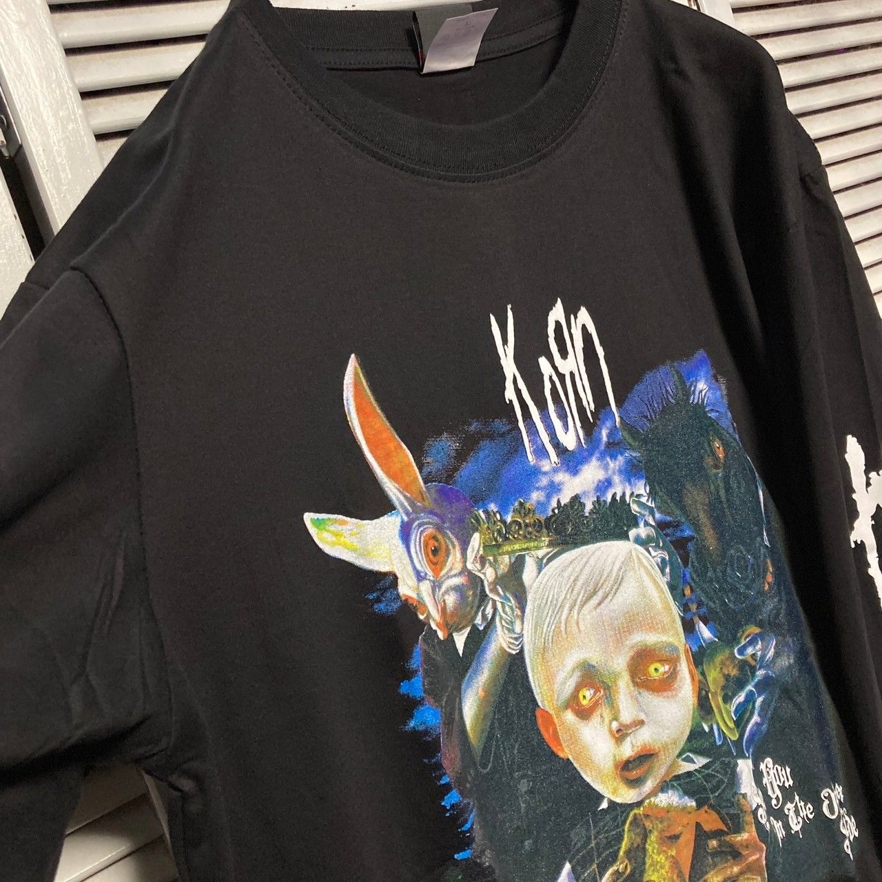 コーン KORN 黒長袖 Tシャツ ロンT バンド ロングスリーブ コーン KORN 黒長袖 Tシャツ ロンT バンド ロングスリーブ