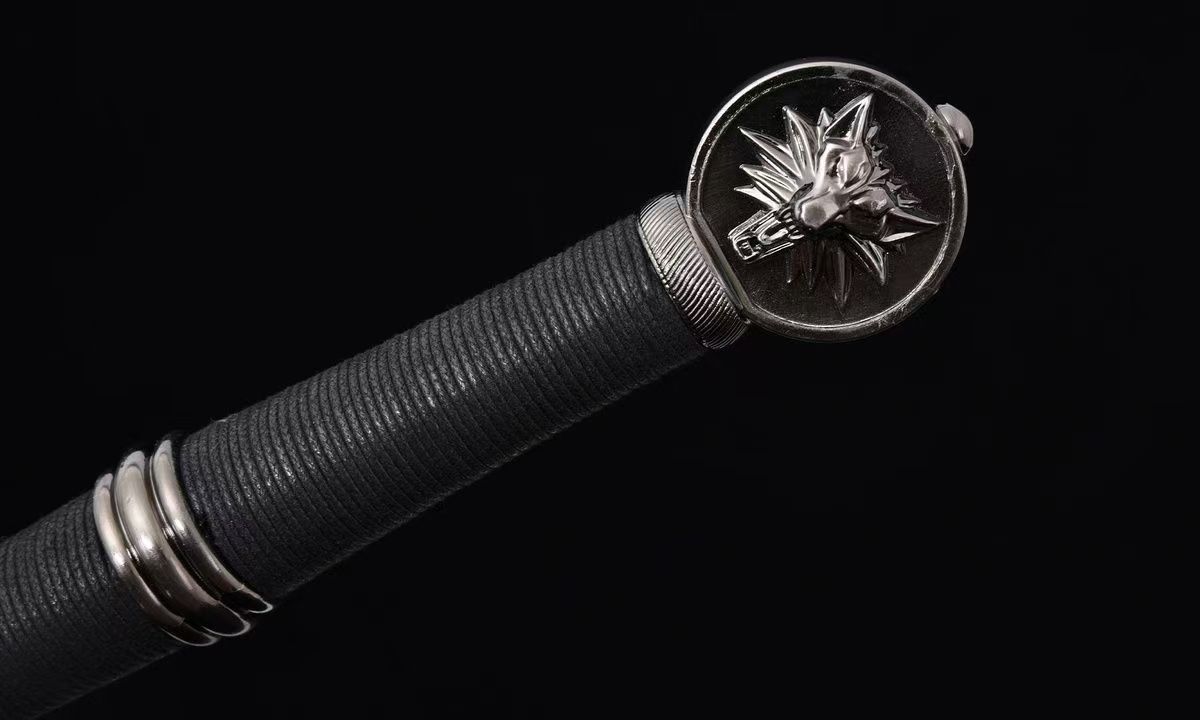 チャレンジャー剣 ゲーム・オブ・スローンズ 古兵器 武具 模造刀·模擬刀 ザ・ウィッチャー 3 ゲラルトの鋼剣「白狼の剣」』1:1 ゲーム