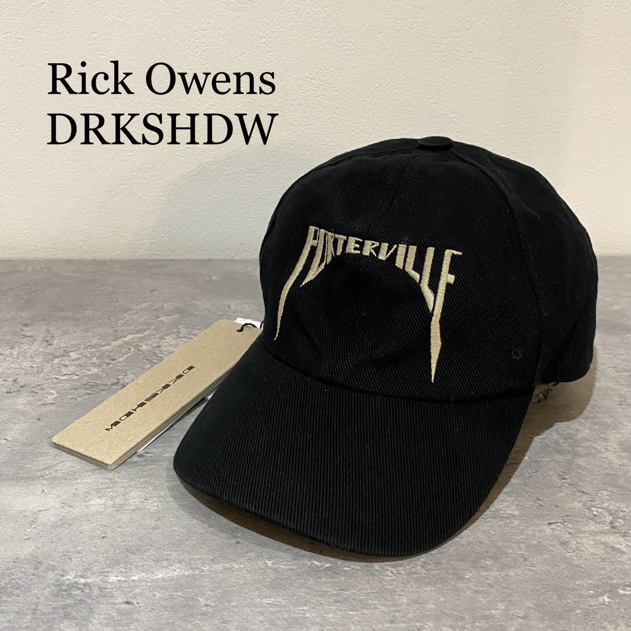 RICK OWENS DRKSHDW キャップ ブラック（黒）系 RICK OWENS DRKSHDW(リックオウエンス ダーク