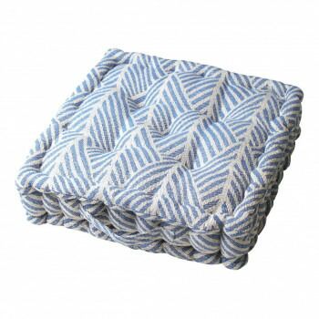 2個組 インド綿クッキークッション クラック 約42×42×10cm NV 270061595