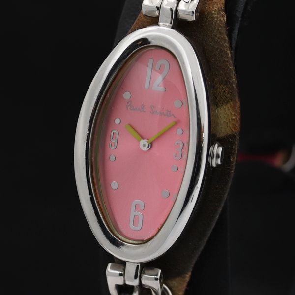 稼働 Paul Smith 腕時計 紫文字盤 新品電池 ステンレス 126 稼働 Paul Smith 腕時計 紫文字盤 新品電池 ステンレス 126