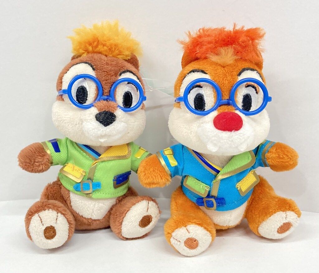 ☆レア品☆Disney☆ポートディスカバリー☆チップ＆デールぬいぐるみ 希少☆レア チップとデール ぬいぐるみ ポートディスカバリー