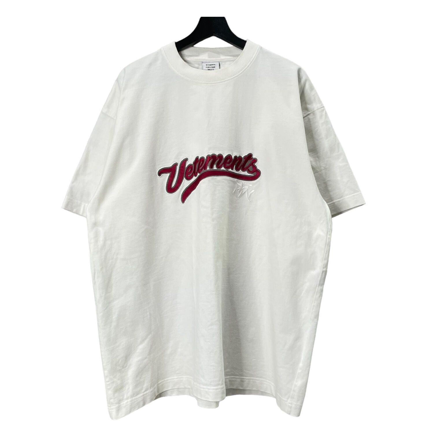 ベトモンVestments (ヴェトモン)コットン Tシャツ ホワイト　Sサイズ