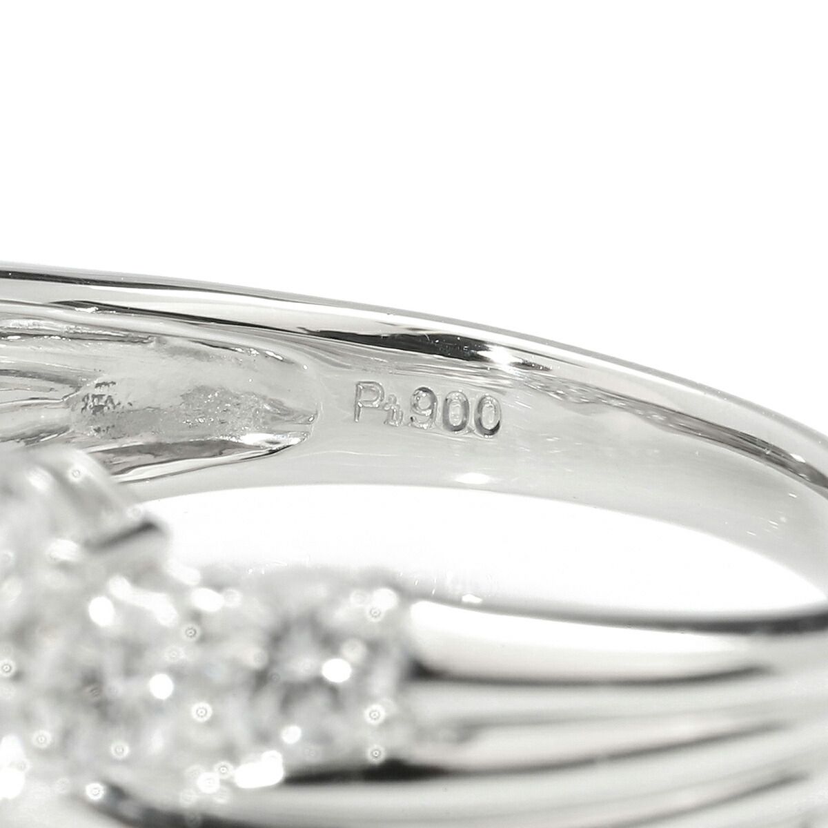 ダイヤモンド 1.03ct プラチナ Pt900 リング SIクラス 指輪 13号 中古 