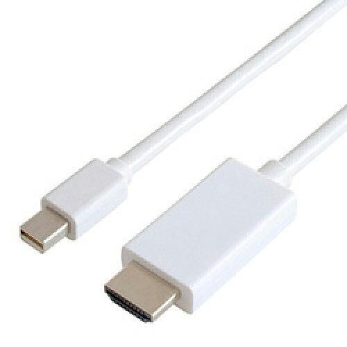 【新品・5営業日で発送】GOPPA GP-MDPHD/W-10 Mini DisplayPort→HDMIケーブル1mホワイト(GP-MDPHD/W-10)