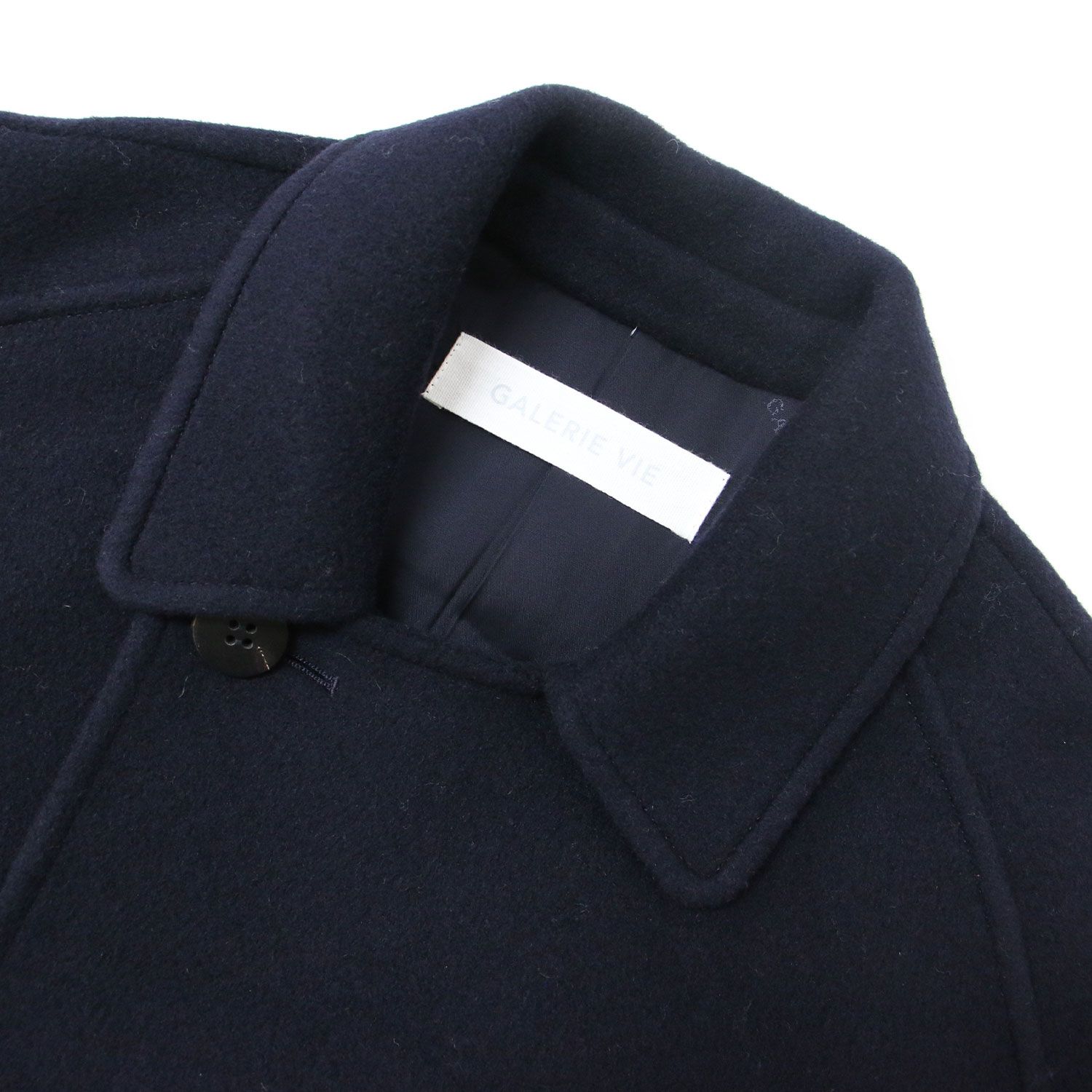 最終値下新品未使用タグ付８０%OFF❣️GALERIE VIEネイビーロングコート 最終値下新品未使用タグ付80%OFF❣️GALERIE VIEネイビー