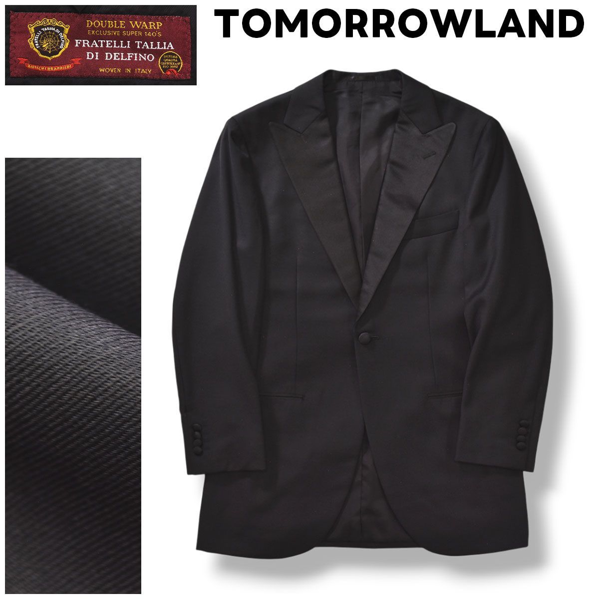 美品】 トゥモローランド TOMORROWLAND 1B シングル テーラード 